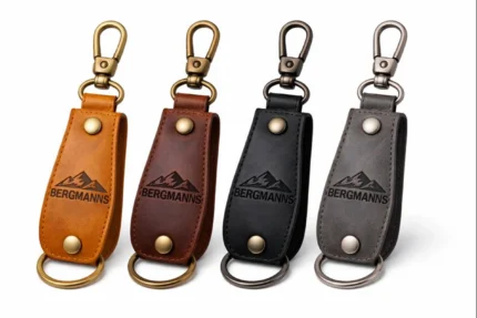 Premium Leder-Schlüsselring